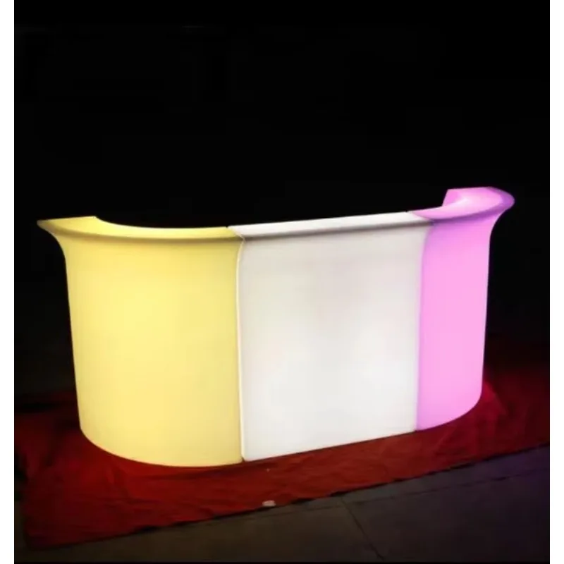 Factory Direct LED Luminous Furniture Creative Outdoor Bar Table for KTV Malls Hotels-Creative Outdoor Plastic Bar Table