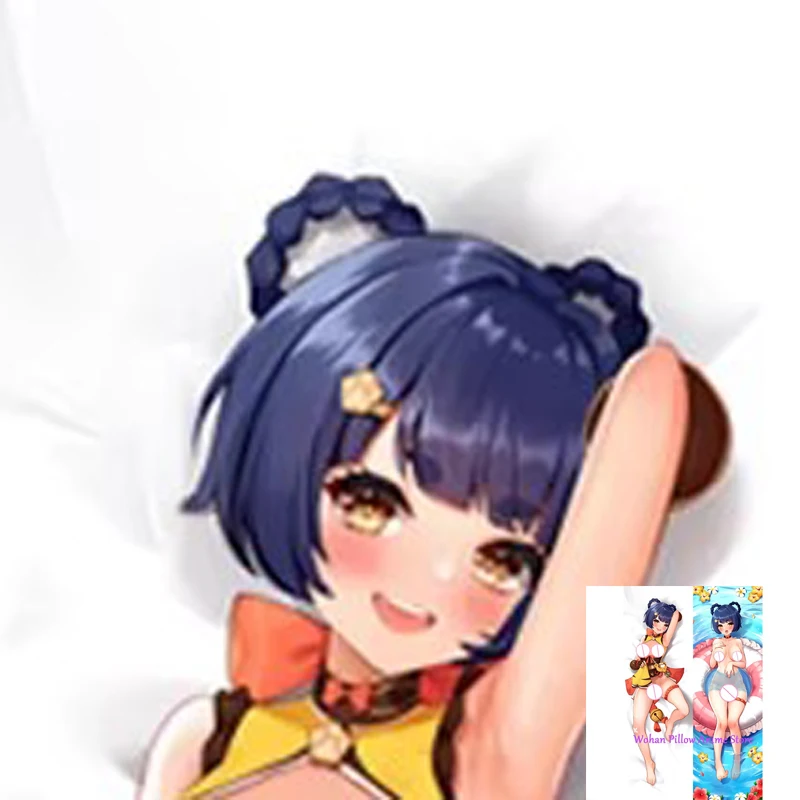 

Dakimakura Anime Pillow Cover Xiangling Double Sided Print Life-size Halloween Christmas Decoration