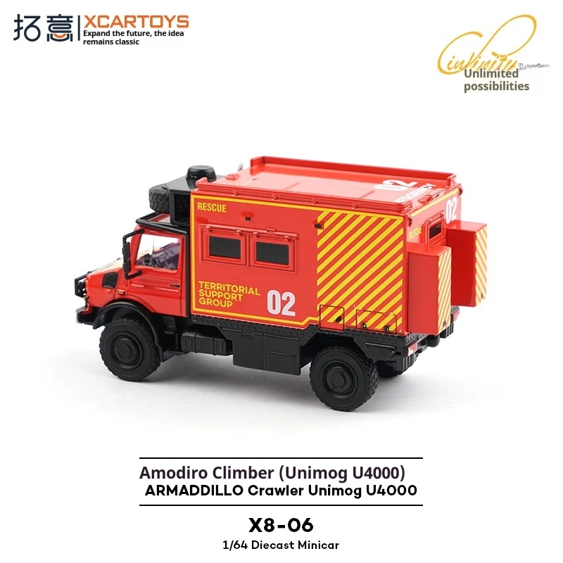 TaoYi 1/64 مقياس سبيكة سيارة الإنقاذ نموذج عرض قطعة RV لعبة السيارة غير راديو التحكم نموذج النقل تحصيل #4