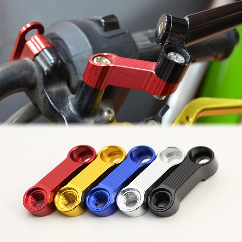 Motorcycle Rearview Mirror Widening Bracket Modification Accessories Front Shift Adapter Extension Base Screw Holder