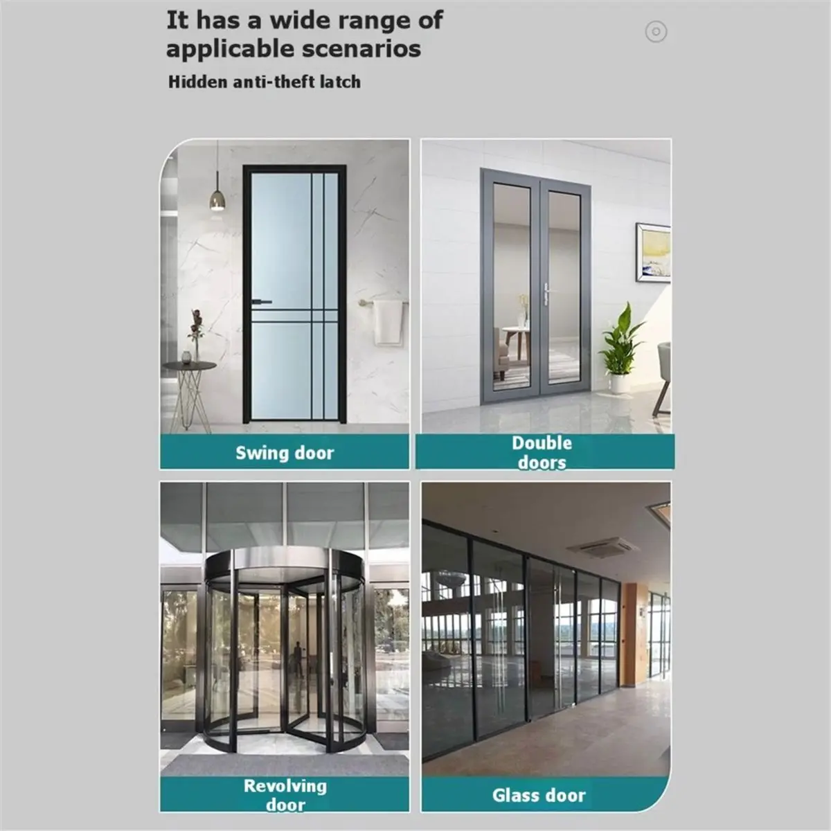 Door Floor Lock Spring Fastener Lock Door Fastener Lock Floor Fastener Lock Zinc Alloy Framed Door Latching Mechanism