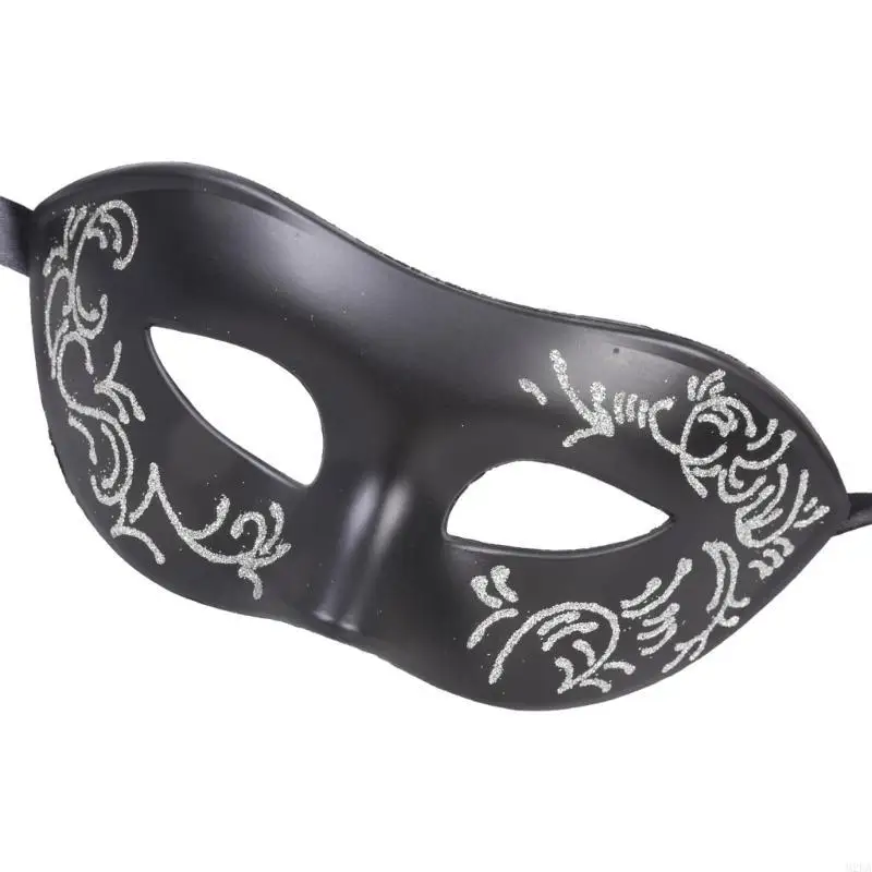 2026 New Reusable Plastic Venetians Party Mask Smudge Resistant Finish Comfortable Face Mask Perfect For Halloween Role Playing