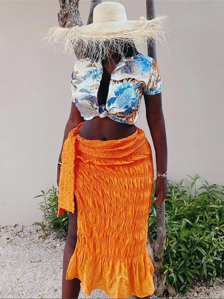 Nibber Casual Geplooide Geweven Rok Voor Vrouwen Harajuku Sexy Oversized Kleding Onregelmatige Vorm Kant Casualwear Vrouwelijke Outfit