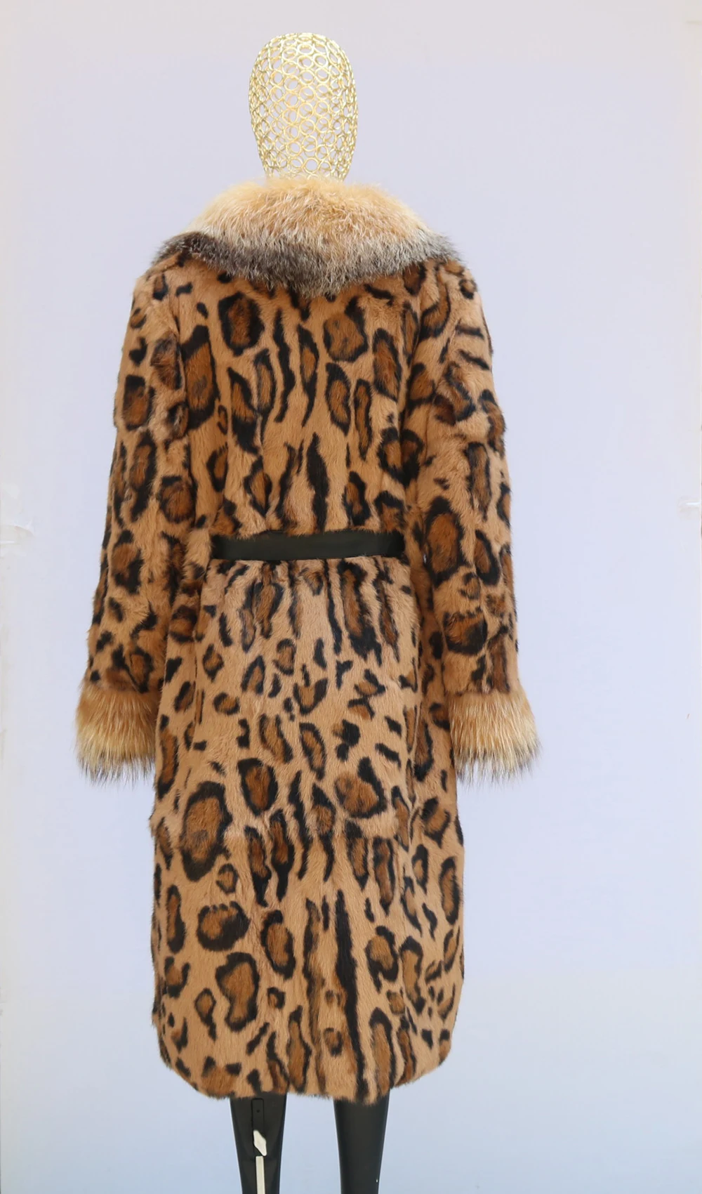 معطف فرو الأرنب الحقيقي من FURYOUME مع ياقة مقلوبة وسترة من الفرو الطبيعي معطف دافئ ملابس الشارع مقاس مخصص موضة الشتاء