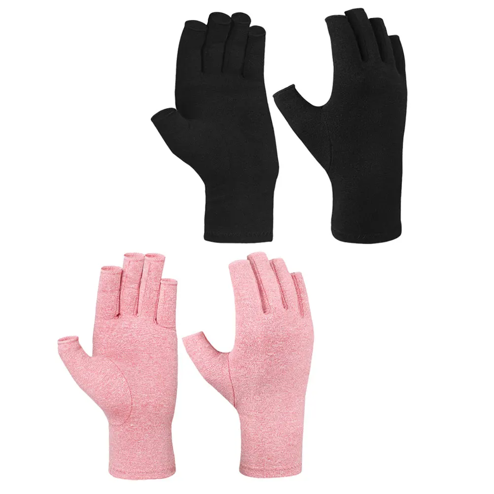 

Compression Workout Gloves 2 Pairs Half Finger Breathable Non Slip Training Cycling Sports Equipment Accessories