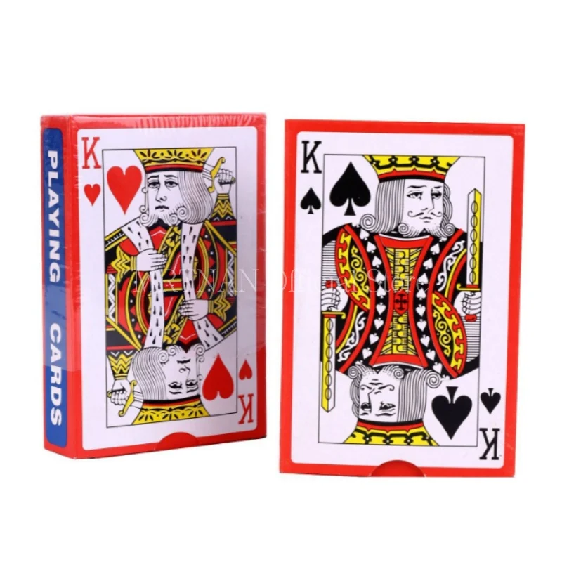 100% Solitaire Waterproof Playing Card gioco di plastica Solitaire Poker Game gioco da tavolo 56*86mm