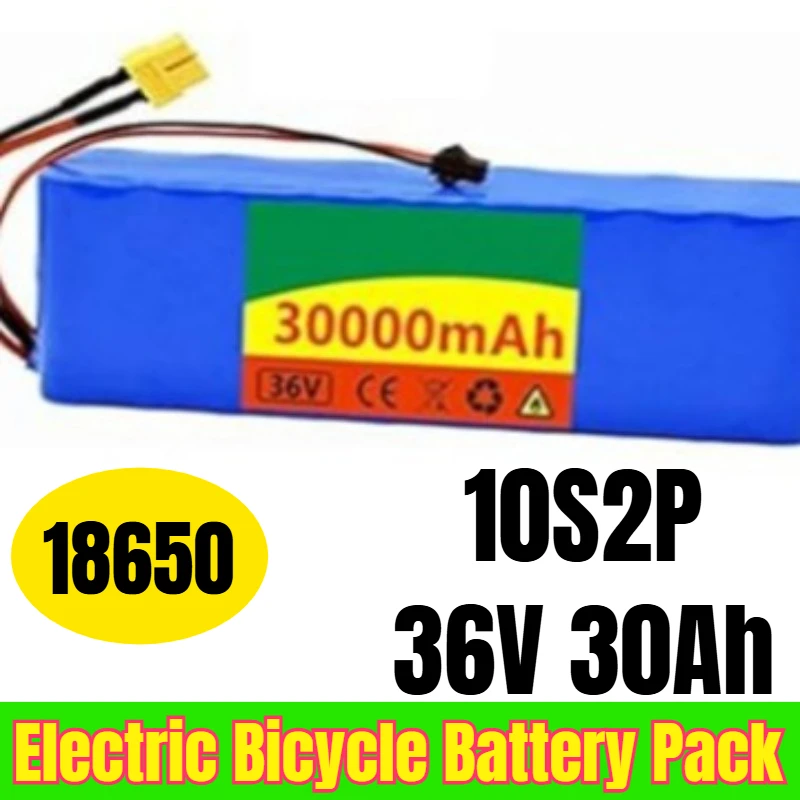 

36V 30Ah 18650 10S2P Electric Bicycle Battery Pack