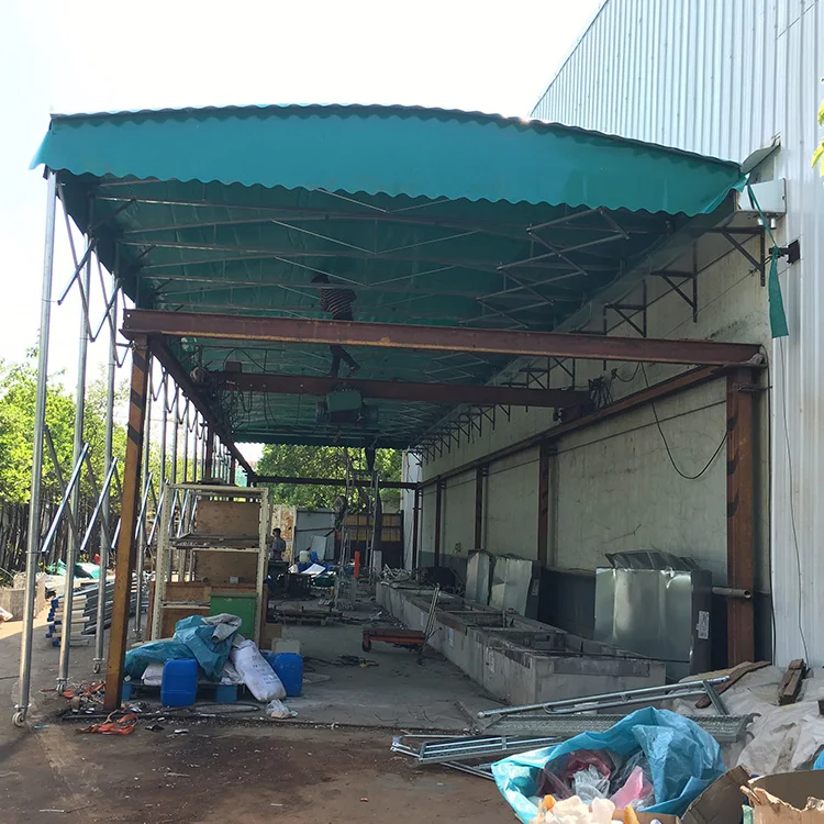 Tenda pieghevole all'aperto del baldacchino del garage dell'automobile della tenda dell'alimento su ordinazione della struttura del tubo d'acciaio portatile per il parcheggio dell'automobile