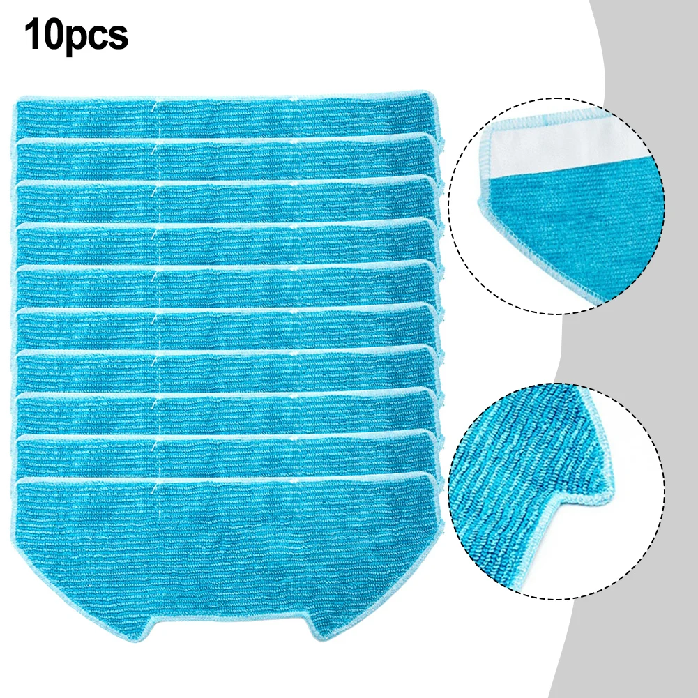 

10PCS Replacement Mop Pads Compatible For Bobsweep PET24-7-213 Robot Vacuum Cleaner Mop Rags Household Sweeping Parts