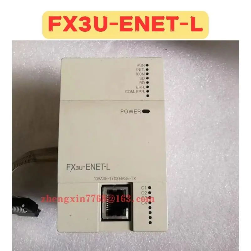 Second-hand Module FX3U-ENET-L FX3U ENET L Normal Function Tested OK