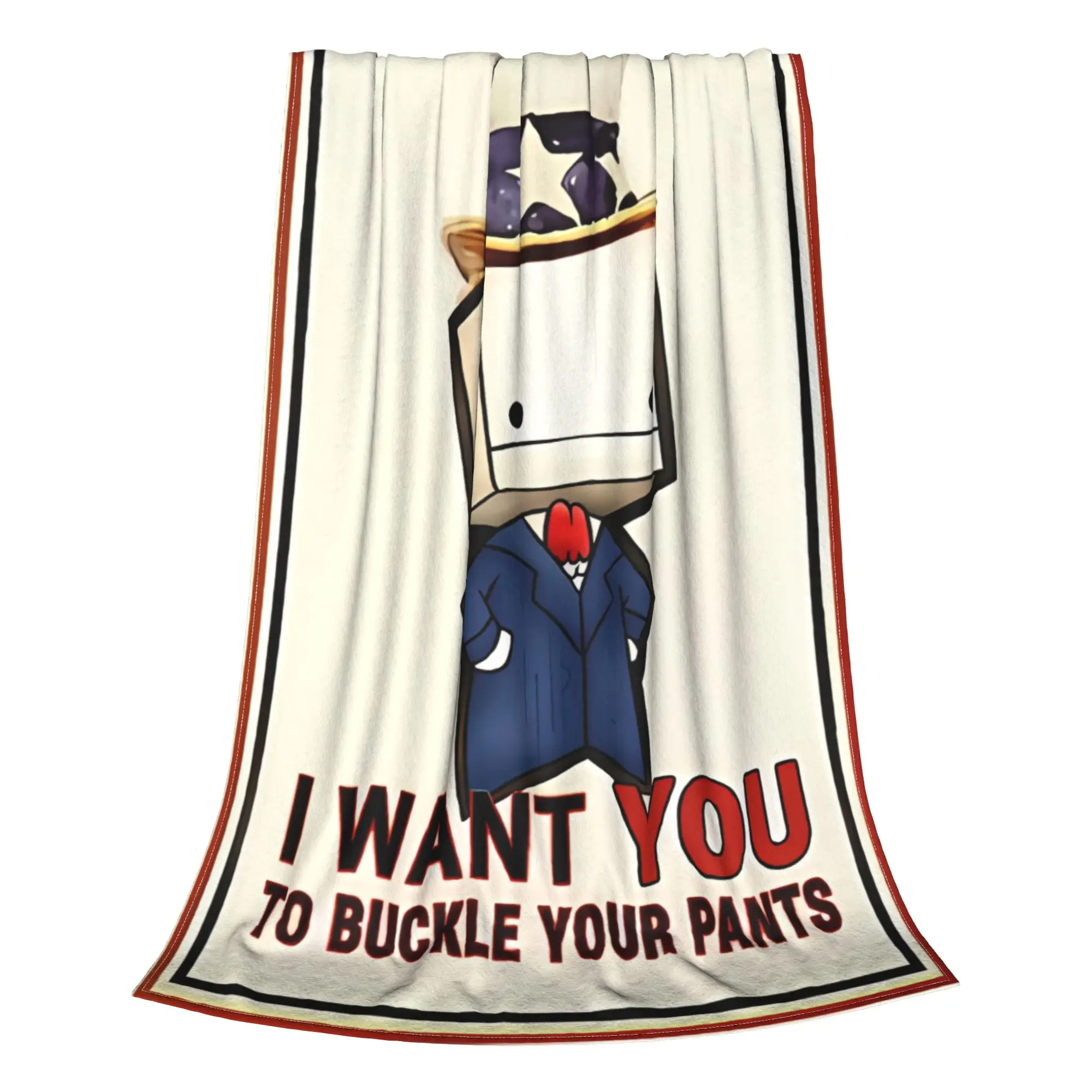 1PC Buckle Your Pants BattleBlock Theater Home Room Decorations Winter Blankets For Adults Bedding Home Interior Sofa Knee