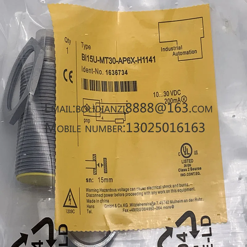 New proximity switch sensor BI15U-MT30-AP6X-H1141 AN6X In stock