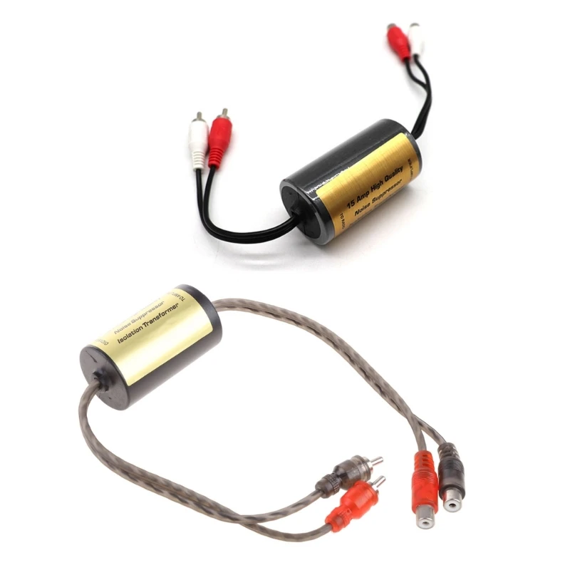 Noise Sound Interference-Eliminator Ground Loop-Isolator Noise Filters For Car