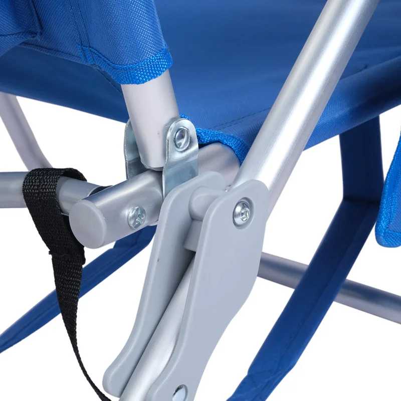 عطلة الصيف أشعة الشمس مبيعا Hitree الدانتيل متابعة تصميم الألومنيوم حقيبة ظهر مريحة الشاطئ كرسي قابل للطي مع كرسي برودة ر