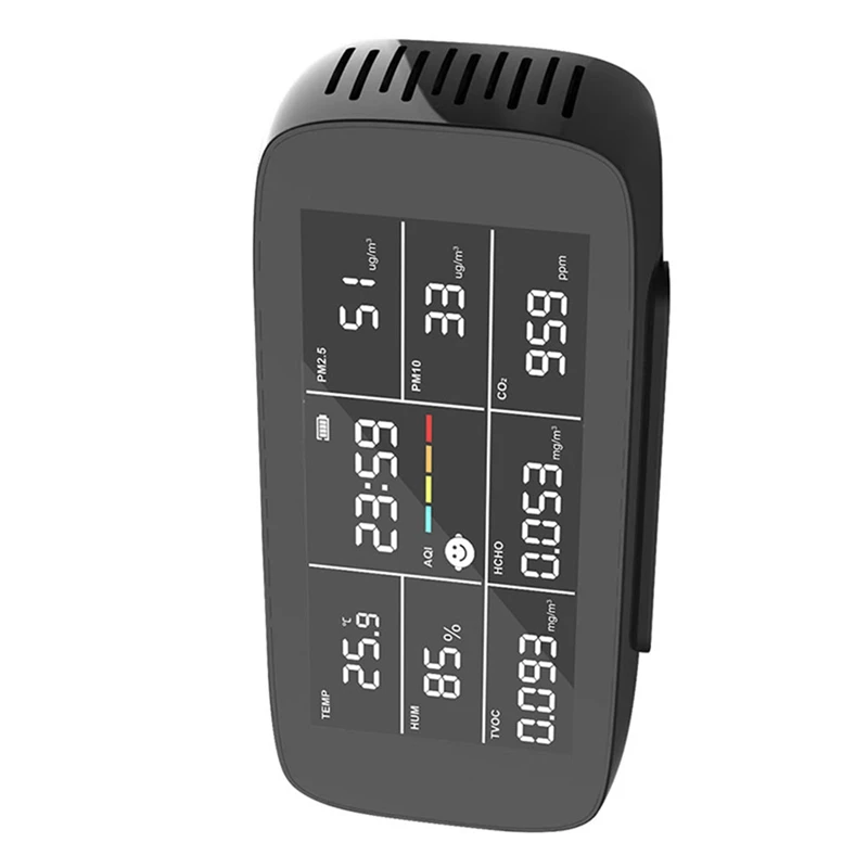 Измеритель температуры и относительной влажности CO2 с сигнализацией, для дома, автомобиля, палаток для выращивания, путешествий
