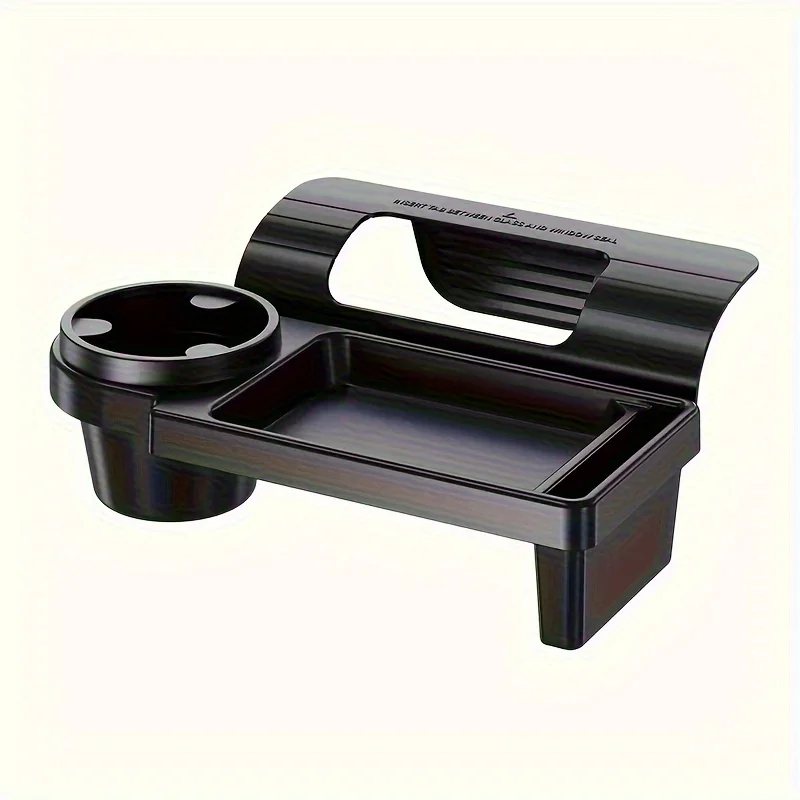 "Multi-Use" Versatile Car Organizer With Cup Holder & Phone Slot - Durable Plastic, Easy-Install Side Door/Window