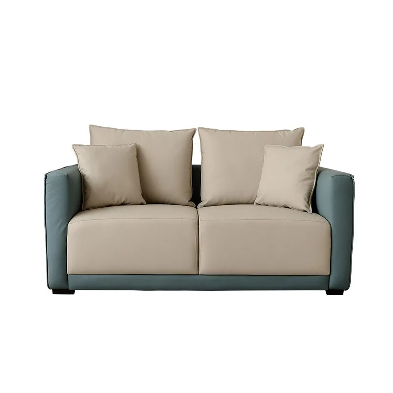 

Internet celebrity fabric simple double rental room sofa Japanese design