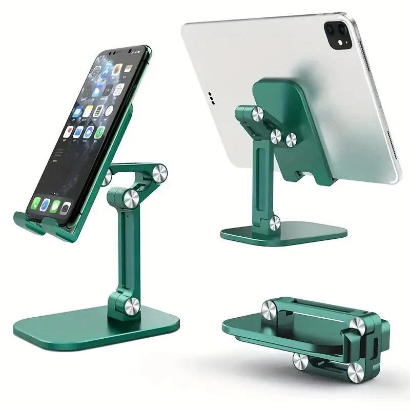 Mobile Phone Tablet Bracket Artifact Desktop Folding Portable Lifting Live Broadcast Stand Lazy Tracking Watching TV Universal B