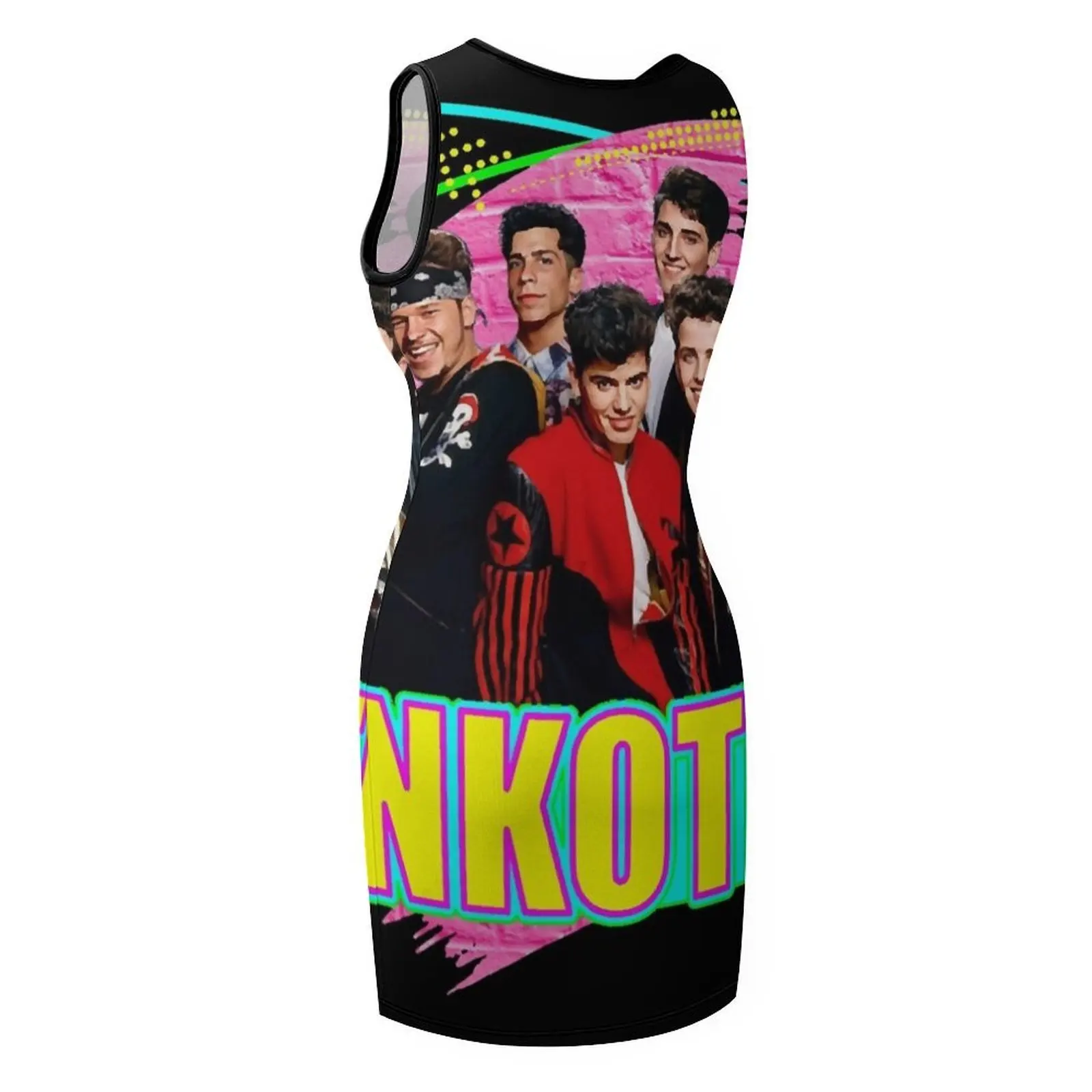 NKOTB Music Classic T-shirt senza maniche vestito estivo eleganti abiti da festa per le donne 2025 abiti estivi da donna 2025 abiti da ballo