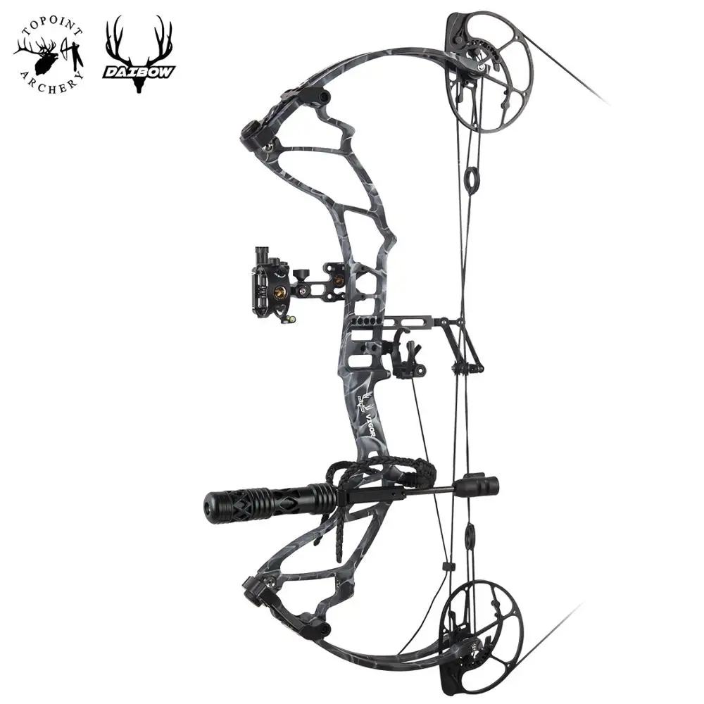 TOPOINT ARCHERY DAIBOW Vigor High Speed Hunting Compound Bow Package USA Gordon Composites Limb,BCY String