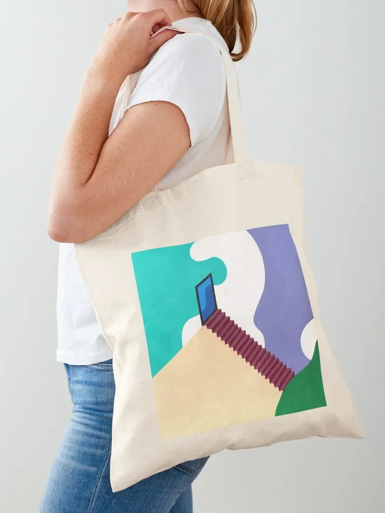 

Sleepwalking Color Block Painting Tote Bag Women's tote bag Gift bag woman shopping shopping logo