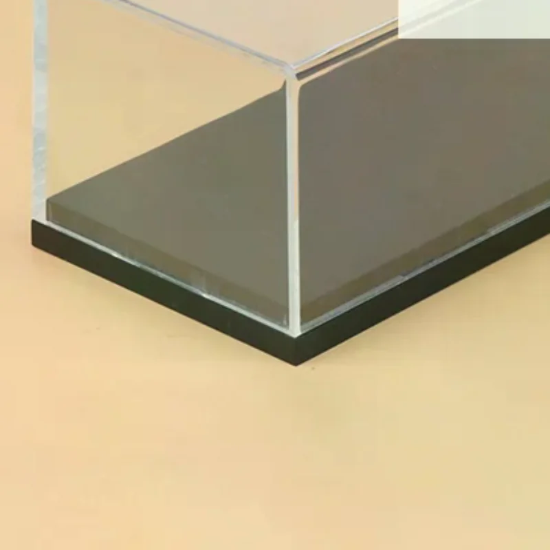 

1:64 Коробка для дисплея модели автомобиля, прозрачный защитный чехол, акриловый держатель для хранения в твердом крышке от пыли