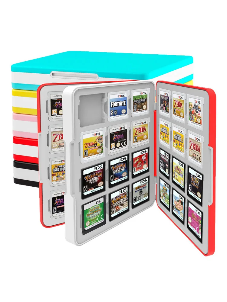 48 in 1 draagbare gamekaarten opslag harde hoes voor NIEUWE 3DS XL/3DS / DSi XL / DSi LL / DS Lite gameaccessoires - afbeelding 2