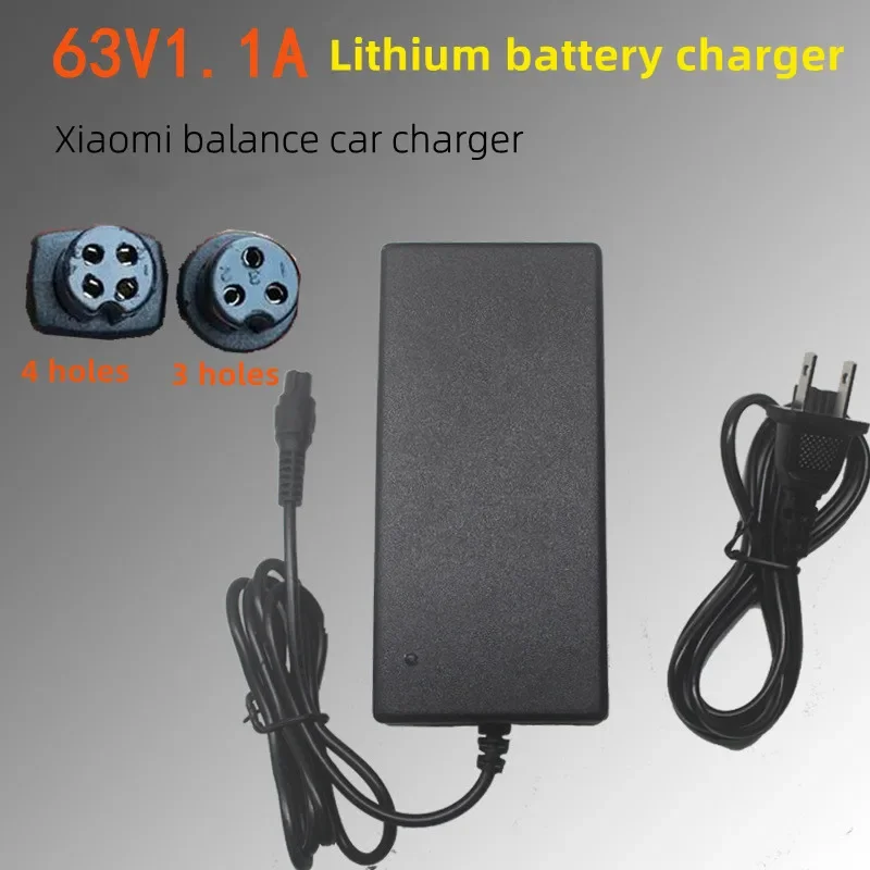 63V 1.1A Battery Charger for XiaoMi ninebot minirobot Xiaomi Balance Car Scooter Skateboard Accessories