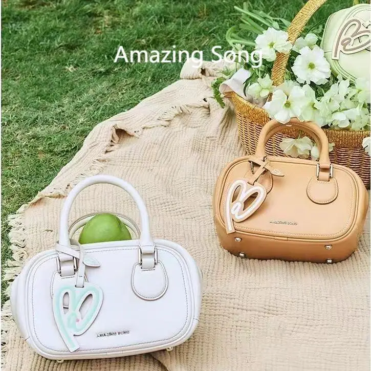 

Мини-сумка для тостов Amazing Song — кошелек для боулинга из веганской кожи, шикарная сумка через плечо «день-ночь»