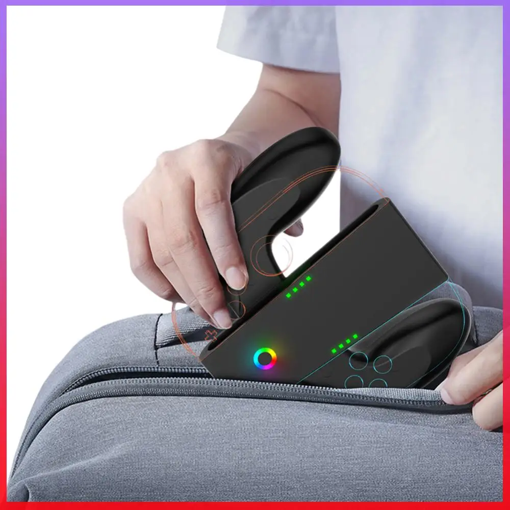 Charging Grip for Nintendo for Switch 2 Joy-Con Controller Comfort Grip Controller Grip Handle Handle Bracket Stand for Switch 2