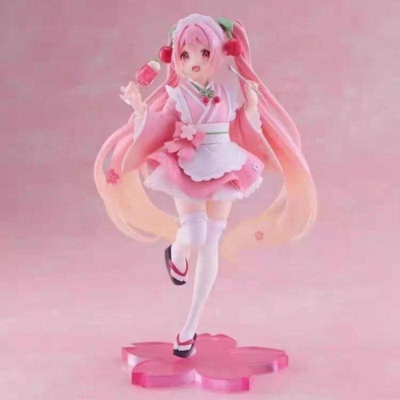 

Genuine Spot Taitocoreful Hatsune Miku Sakura Chuyin Hefeng Teahouse Catering Maid Jingpin Handmade Birthday Gift