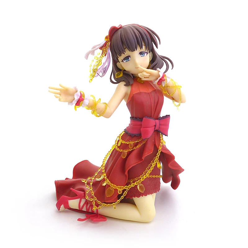 

BANDAI Genuine THE IDOLM@STER CINDERELLA GIRLS Sakuma Mayu Crimson Blessing Action Figure MODEL TOYS