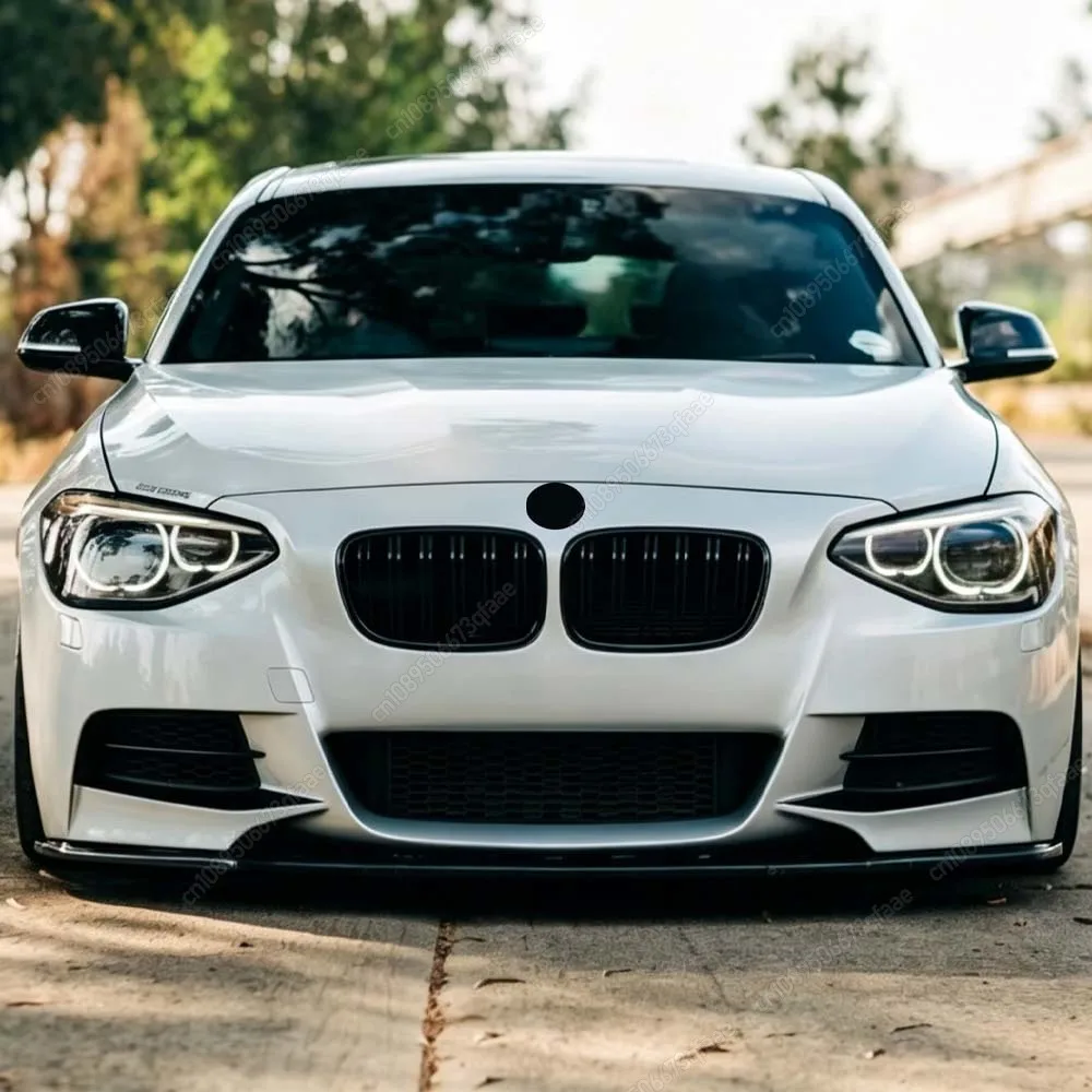 

For BMW 1 Series F20 F21 M-Sport Pre-Facelift 2012 To 2015 Car Front Bumper Splitter Lip Body Kits Guard Board Tuning ABS Black