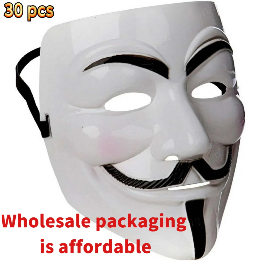 

Wholesaler Choice Half Face Mask Collection - Vendetta Inspired Halloween Costume, Comfortable Breathable Design for Adults, Bes