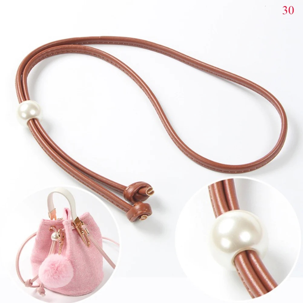 DIY Bucket Bag Drawstring Rope Bag Strap Leather Detachable Backpack Beam Pocket Purse Accessories Women Shoulder Bag Strap Hot