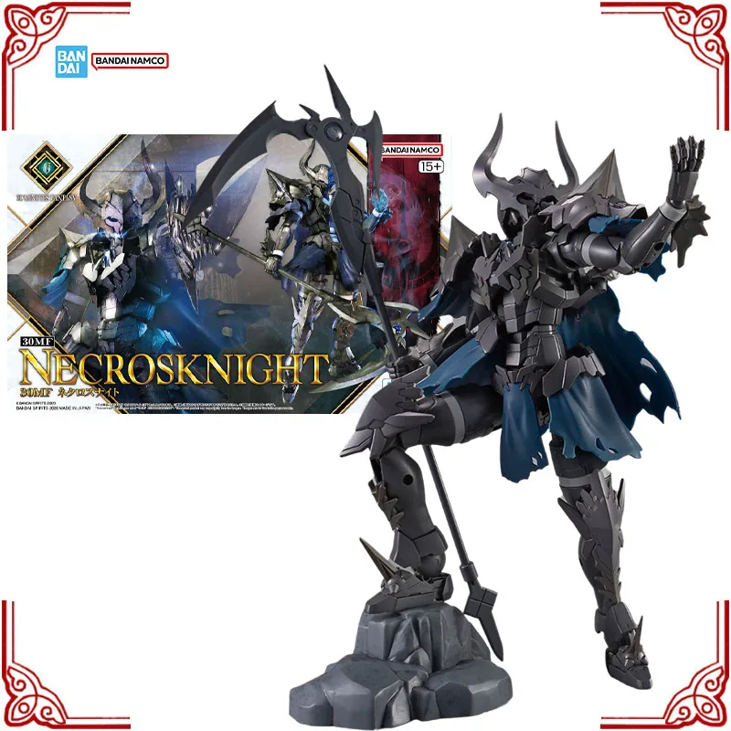 

В наличии Оригинальный конструктор Bandai 30 Minutes Fantasy Model Kit 30MF Necrosknight, коллекционная аниме-фигурка, сборная модель, игрушки, подарки