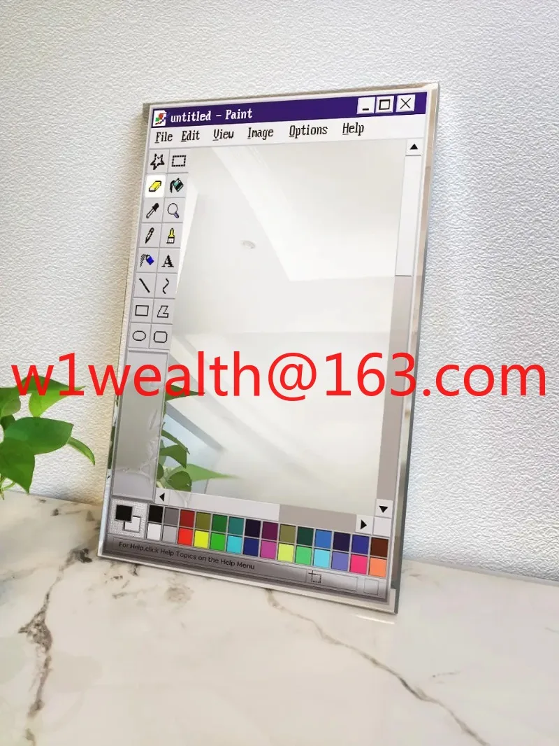 Fashion hot-selling style decorative painting mirror creative pixel living room table top decoration mirror niche bedroom floor