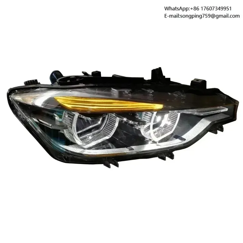 Headlight Led Car for Light Module 3 Series Front F35 Assembly Lamp Full Head Lights Halogen New Oem Driver Auto F30 Headlights