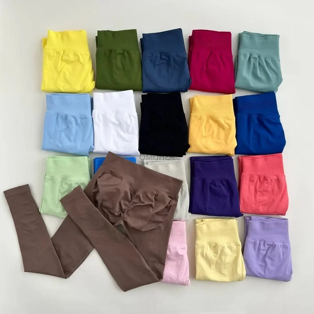 

Yoga Leggings Women's Yoga Pants Seamless Dynamic Scrunch Butt Daily Leggings Gym Resistance Training Fitness Girl's Yoga Pants