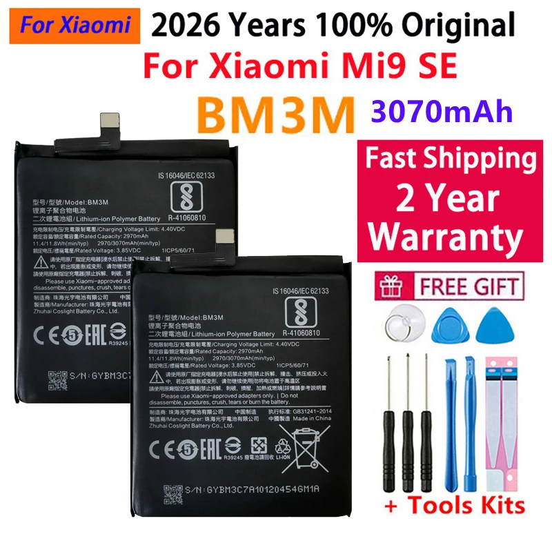 100% oryginalna bateria BM58 do Xiaomi Mi 8 9 10 11 11i 11T Ultra SE Lite Mi A3 CC9 CC9e Poco F3 Redmi K40 Pro Mix 4 5G Baterie — zdjęcie produktu 4