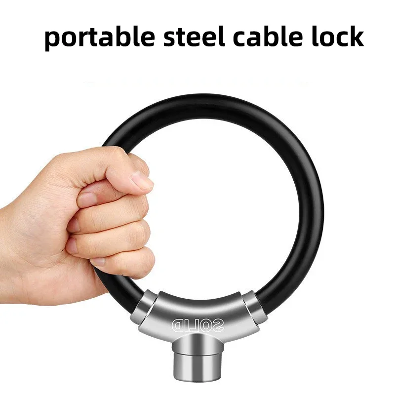 屋外サイクリング自転車リングロック盗難防止マウンテンロードバイクポータブルミニ自転車液体リングロック自転車ロック