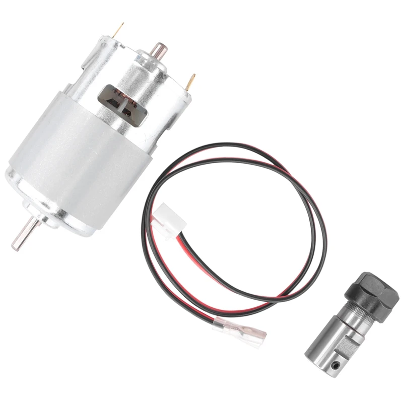 

775 Spindle Motor With ER11 Collet & Connection Line, 24V 20000 R/Min,Fit For CNC 3018 Series Carving Machine