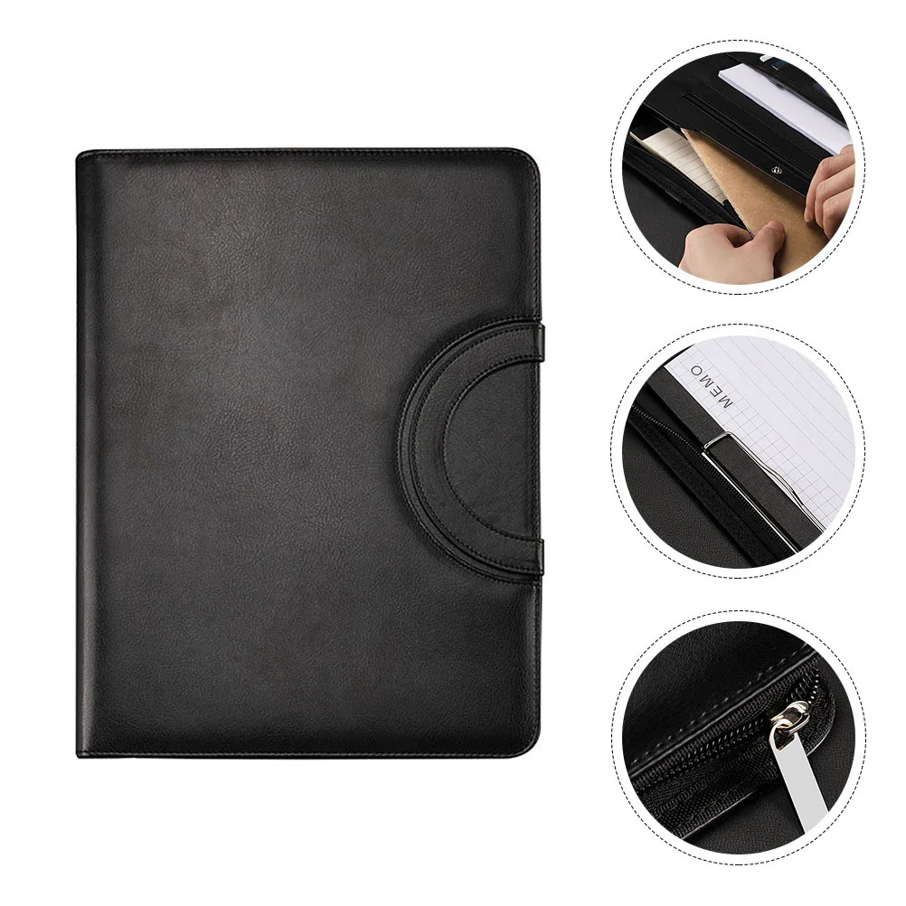 

Business Padfolio Portfolio Case Conference Folder Zippered Document Organizer Executive Office Supplies
