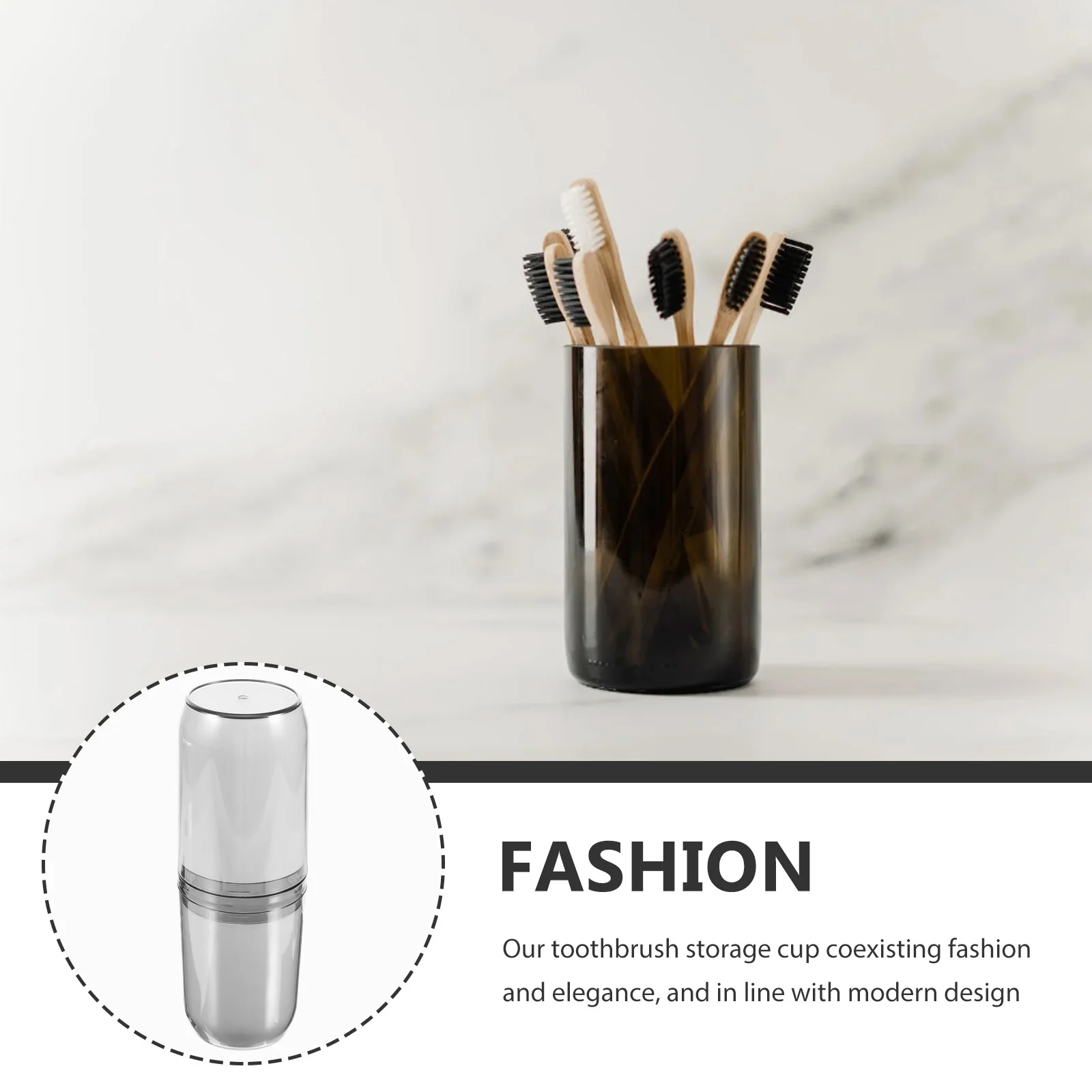 

4 Grey PET Cups Travel Wash Set Reusable Waterproof Toothbrush Bathroom Mugs Drinking Cups Home Camping Mouth Rinsing Oral Care