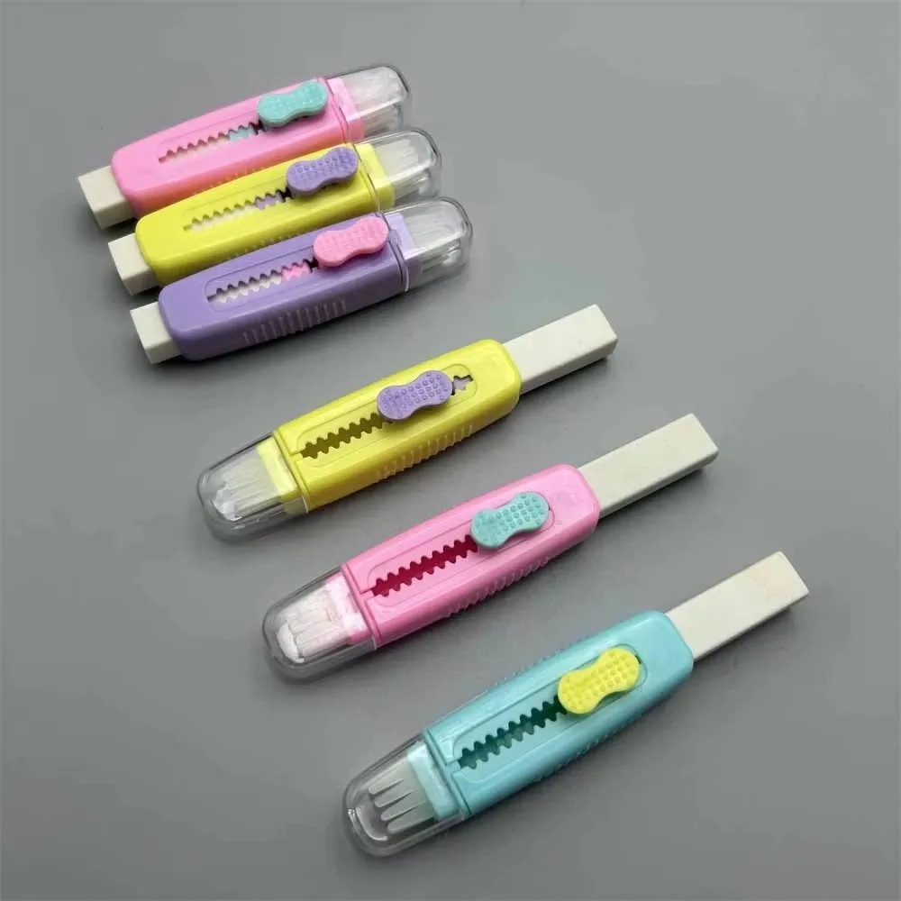 

5 шт., ластики для карандашей с мягкой кистью для студентов, офиса, школьные принадлежности, двухтактный ластик для рисования, ручка, резиновый ластик