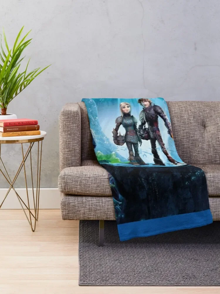 How to Train your Dragon Throw Blanket Giant Sofa decorative Thins Blankets