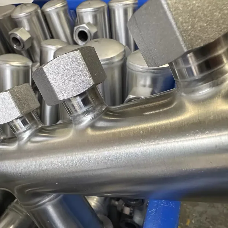 Factory Supply Stainless Steel Manifold with Flow Valve for Radiant Floor Heating(3/4