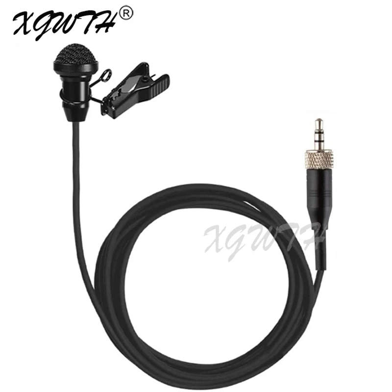 Black ME2 Lapel Lavalier Microphone for Sennheiser G2 G3 G4 MKE2 Clip-On Wireless Mic Bodypack Transmitter System Condenser