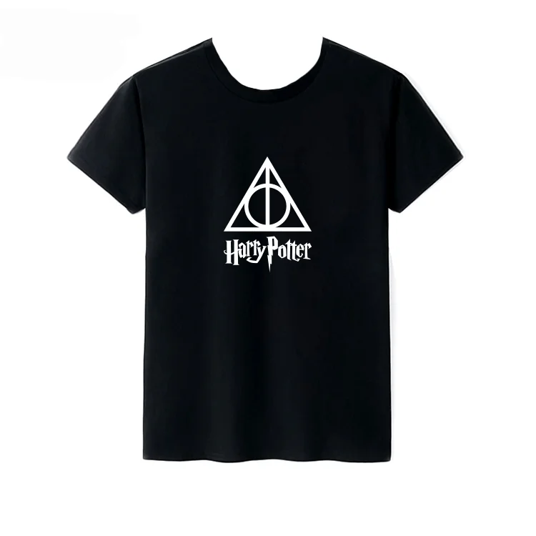 เสื้อยืดภาพยนตร์แฮร์รี่ พอตเตอร์ แห้งเร็ว แฮร์รี่ พอตเตอร์ เดธลี แฮร์รี่ สไตล์เดียวกันทั้งชายและหญิง ทั้งผู้ใหญ่และเด็ก