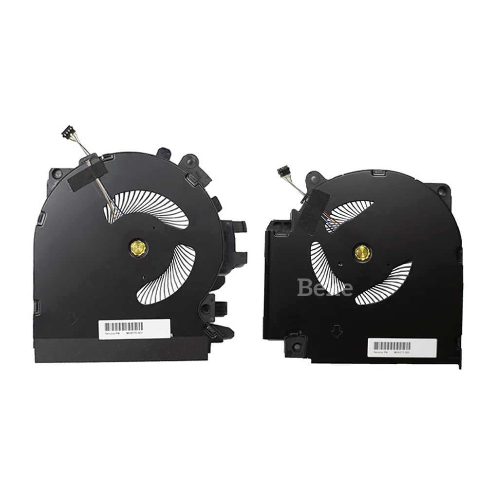 Imagem -04 - Beke-novo Ventilador de Refrigeração Original para hp Inveja 15-ep Cpu Gpu Tpn-q237 M04777001 M04776-001 100 Testado